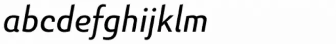 Senlot Sans Norm Regular Italic