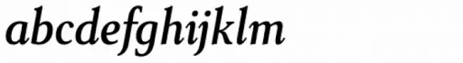 Senlot Serif Condensed Demi Italic