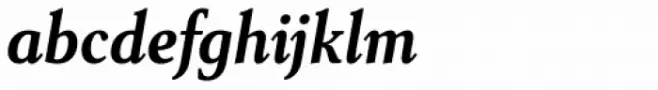 Senlot Serif Condensed Ex Bold Italic