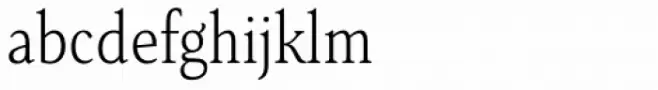 Senlot Serif Condensed Thin