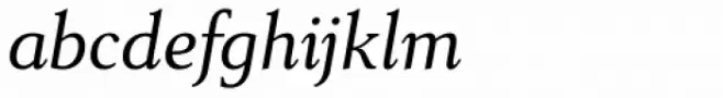 Senlot Serif Extended Regular Italic