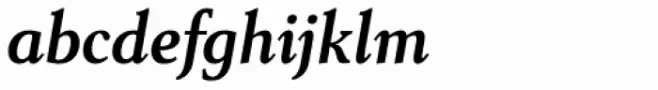 Senlot Serif Norm Bold Italic