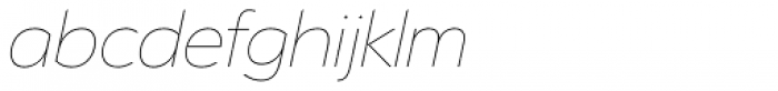 Serenity Thin Italic