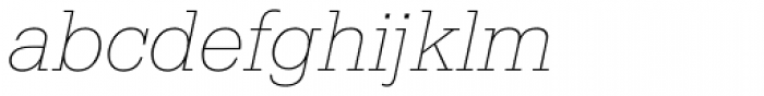 Serifa SB ExtraLight Italic