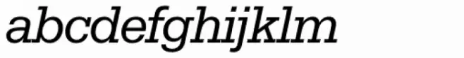 Serifa SH Italic