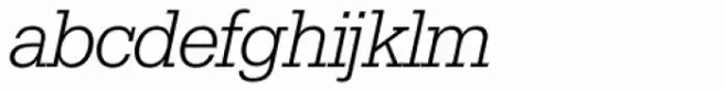 Serifa SH Light Italic