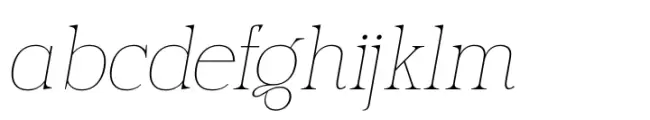 Serling Galleria Thin Italic