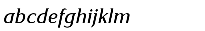 Serus Medium Italic