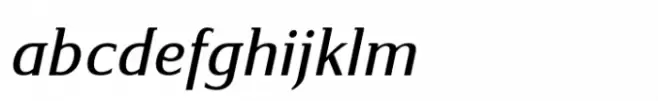 Serus Medium Italic