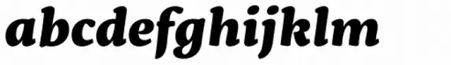 Servus Slab Extra Bold Italic