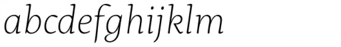 Servus Slab Thin Italic