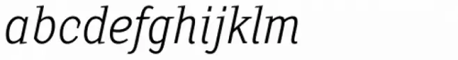 Sextan Serif Light Italic