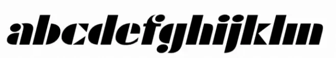 Shablon Extended Italic