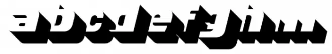 Shad Black Italic