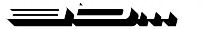 Shad Black Ultra Expanded Italic