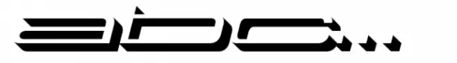 Shad Bold Ultra Expanded Italic