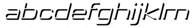Shad Light Expanded Italic