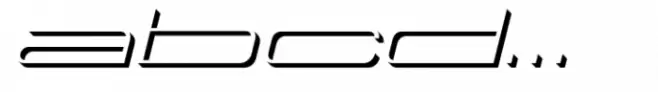 Shad Light Ultra Expanded Italic