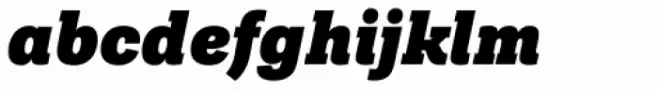 Shandon Slab Black Italic