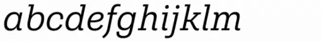 Shandon Slab Book Italic