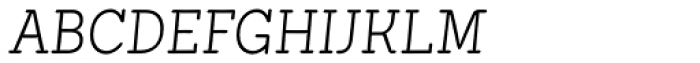 Showcase Slab Italic