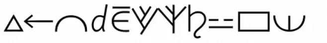 SIAS Symbols A Light