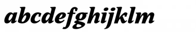 Sibre Extra Bold Italic
