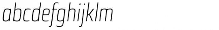 Sica Condensed Extra Light Italic