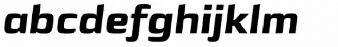 Sica Expanded Extra Bold Italic