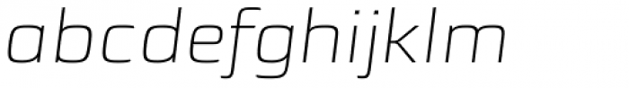 Sica Expanded Extra Light Italic