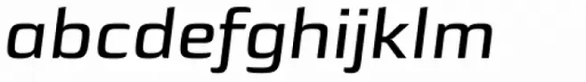 Sica Expanded Semi Bold Italic