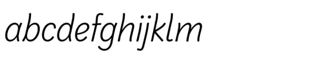 SideNote Light Italic