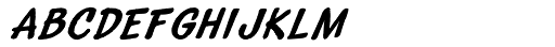 Sideshow Bold Oblique