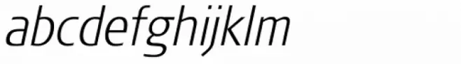 Signa Pro-Cond ExtraLight Italic
