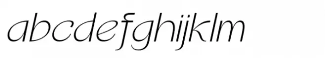 Signate Grotesk Extra Light Italic
