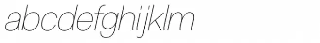 Silver Archer Thin Italic