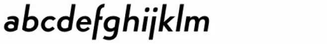 Simplo Demi Italic