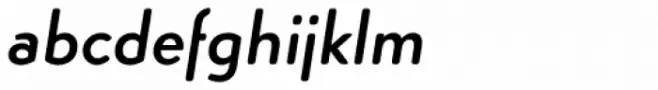 Simplo Soft Demi Italic