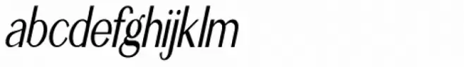 Simply Grotesk Condensed Oblique JNL