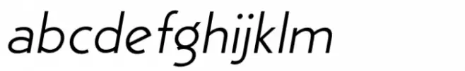 Single Bound Light Italic