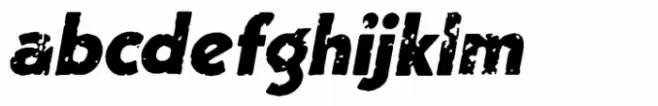 Single Bound Vintage Heavy Italic