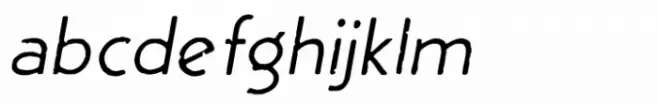 Single Bound Vintage Light Italic