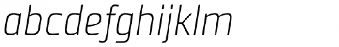 Sisco Extra Light Italic