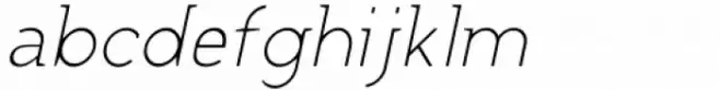 SK Falcon Extra Light Italic
