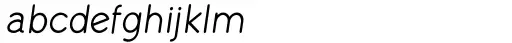 Skarpa Condensed Light Italic