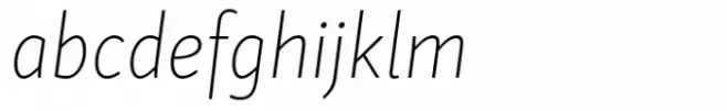 Skolar Sans Latin Thin Italic