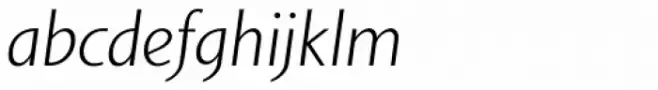 Sky Sans Book Italic