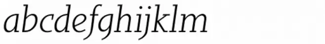 Sky Serif Book Italic