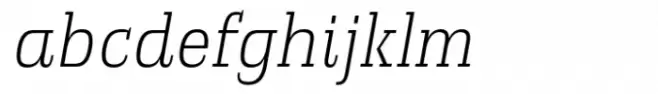 Slabic Light Italic