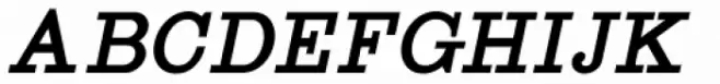Slabserif Wood JNL Oblique